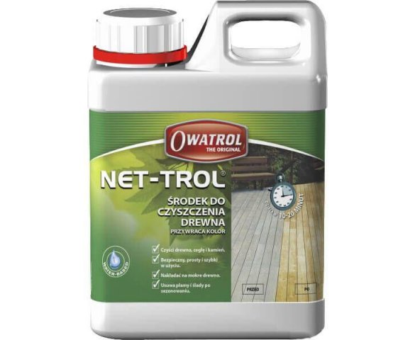 OWATROL Net-Trol- żel czyszcący, odszarzacz do drewna - 2,5l