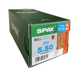 SPAX wkręty stal A2 5x50 stare złoto (500 szt.)