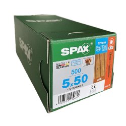 SPAX wkręty stal A2 5x50 stare złoto (500 szt.)