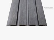 Deska elewacyjna 3D lamelowa 4DECK WALL PREMIUM 26x219x2900 GRAFIT / ANTRACYT