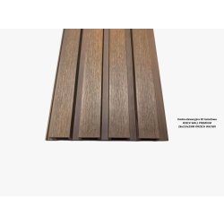 Deska elewacyjna 3D lamelowa 4DECK WALL PREMIUM 26x219x2900 ORZECH WŁOSKI