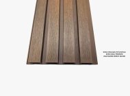 Deska elewacyjna 3D lamelowa 4DECK WALL PREMIUM 26x219x2900 ORZECH WŁOSKI