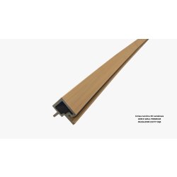 Listwa narożna 3D Lamelowa 4DECK WALL PREMIUM 49x56x2900 ZŁOTY DĄB