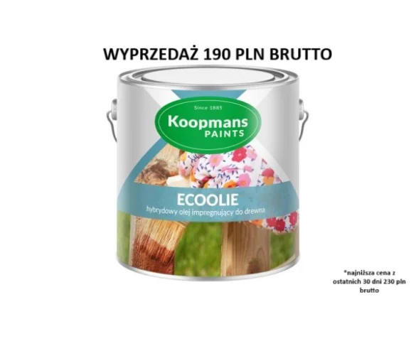 ECOOLIE hybrydowy olej +3% DEKOLITU drzewo orzecha 189 (2,5L) 