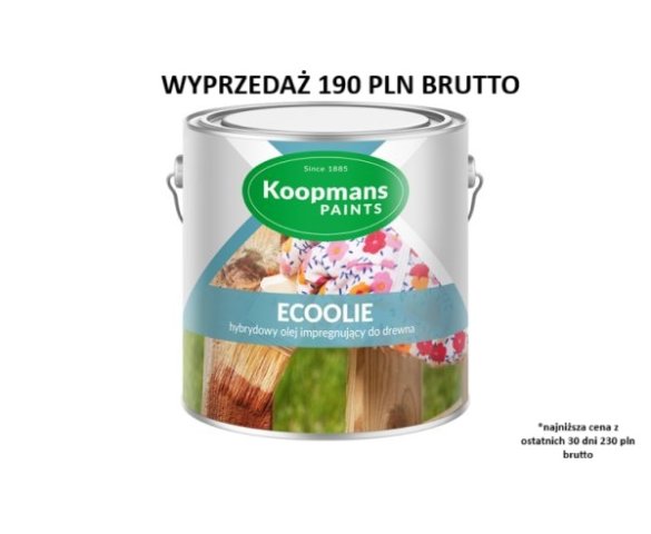ECOOLIE hybrydowy olej +3% DEKOLITU drzewo orzecha 189 (2,5L) 
