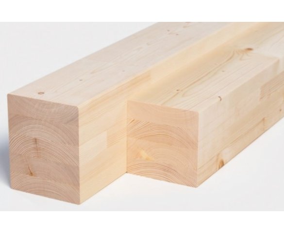 KVH C24 NSi Świerk drewno klejone na długości 100x100x13000
