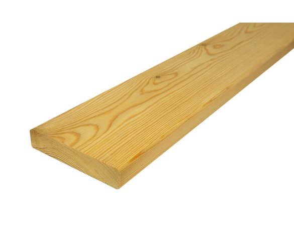 Deska tarasowa modrzew syberyjski 24x135 gładki KLASA AB