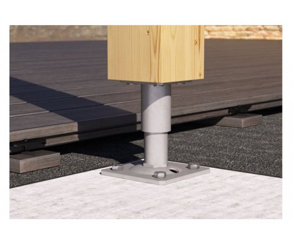 Podstawa słupa R10 BSH KVH regulowana 80x80 140-165mm