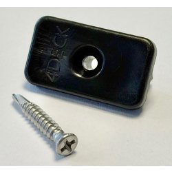 Klips montażowy 4DECK Select + wkręt (100kpl) (plastikowy)
