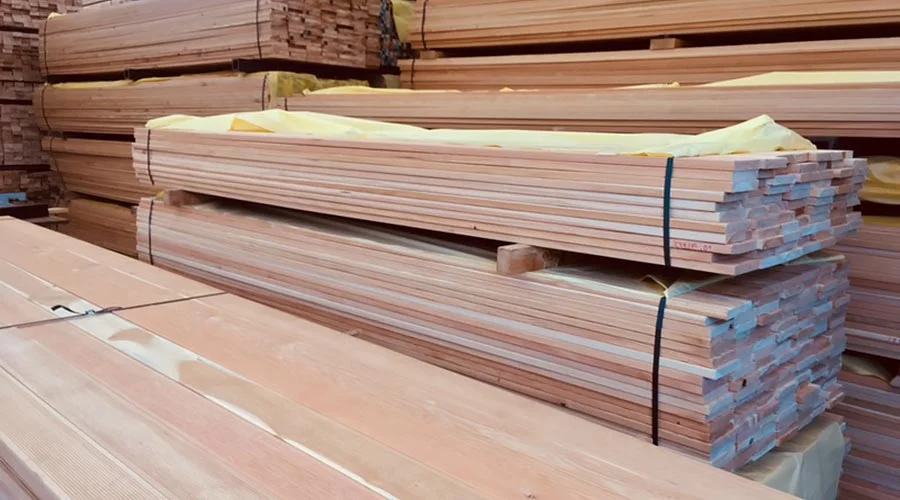 Deski tarasowe modrzew syberyjski 24x140 ze strugarni