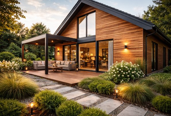 Deski elewacyjne drewniane – naturalna elewacja domu na lata