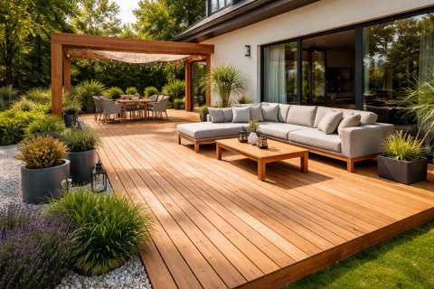 Deski tarasowe z modrzewia syberyjskiego – czy to dobry wybór do polskiego klimatu?