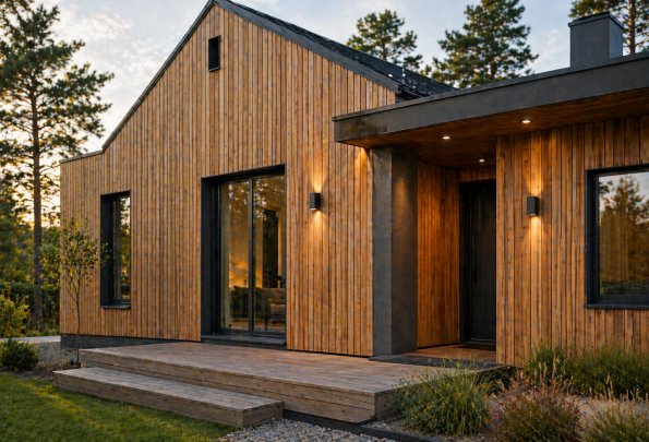 Elewacja drewniana – naturalny sposób na nowoczesny i elegancki dom