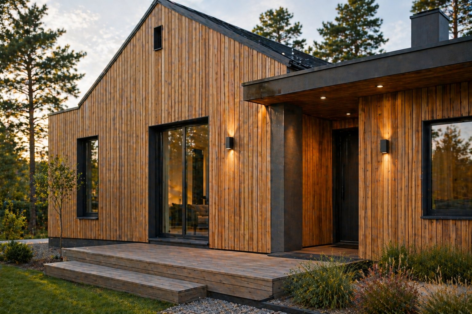 Elewacja drewniana – naturalny sposób na nowoczesny i elegancki dom