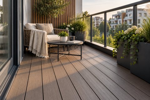 Jakie deski tarasowe na balkon wybrać? Drewno czy kompozyt na balkon w 2026 roku