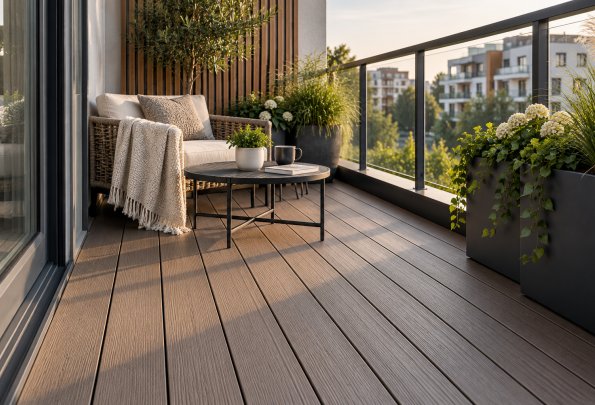 Jakie deski tarasowe na balkon wybrać? Drewno czy kompozyt na balkon w 2026 roku