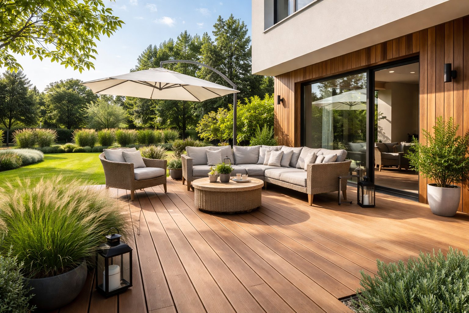 Jak zaplanować taras przy domu? Materiały, konstrukcja i wybór desek